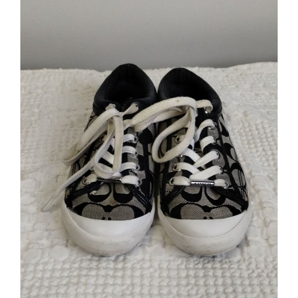 Coach New York Women's Black Lace Up Shoes/Sneakers Size 6B SKU 2340